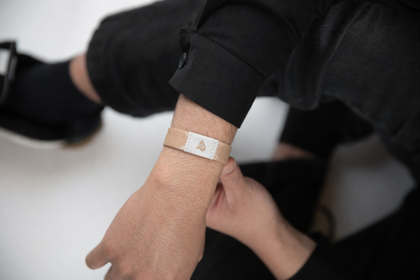 Ayah a Day Keffiyah Bracelet - Beige