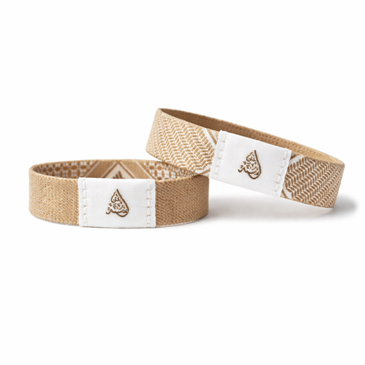Ayah a Day Keffiyah Bracelet - Beige