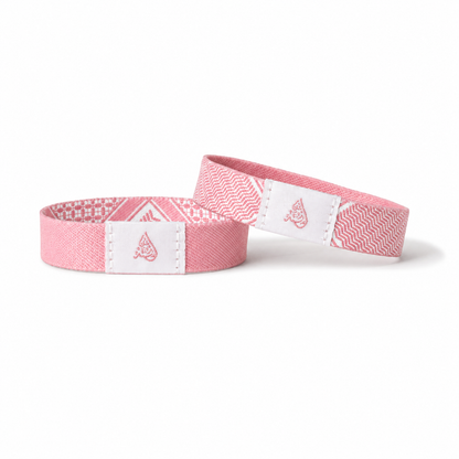 Ayah a Day Keffiyah Bracelet - Pink