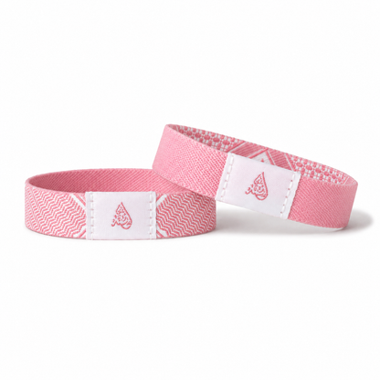 Ayah a Day Keffiyah Bracelet - Pink