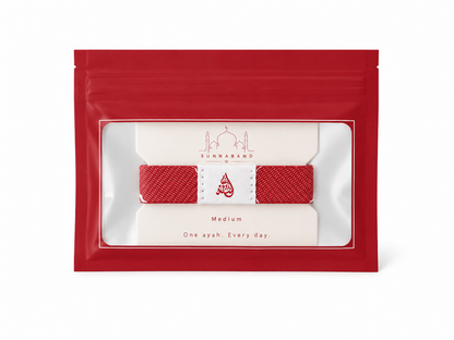 Ayah a Day Keffiyah Bracelet - Bright Red
